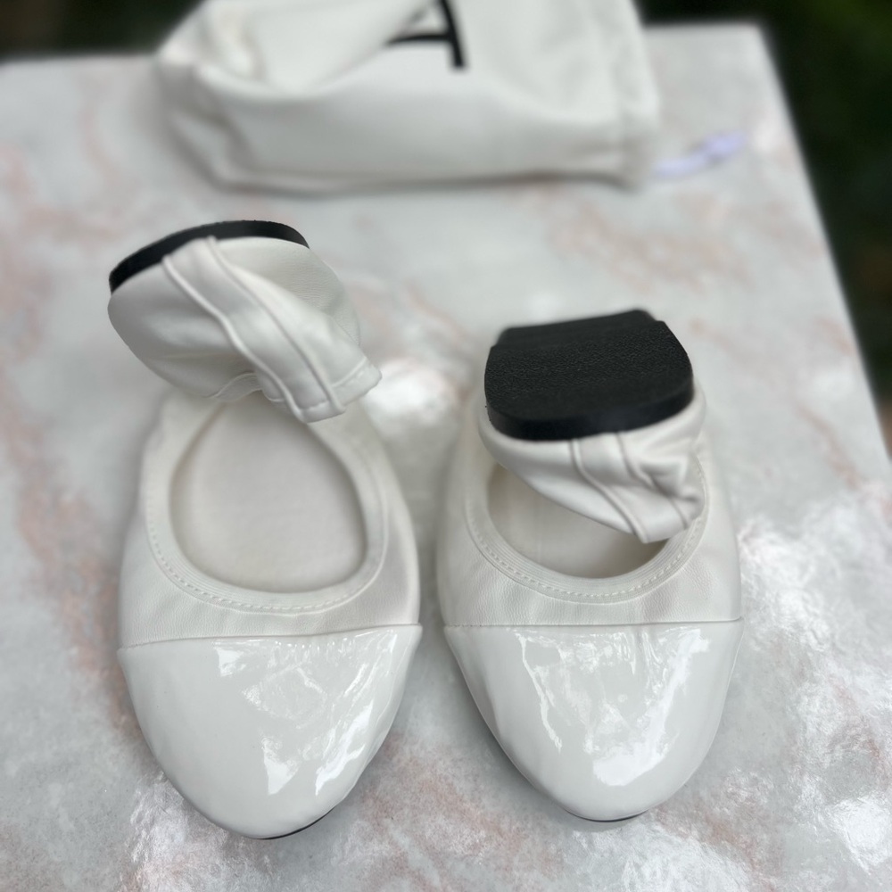 ST Silky Toes Women's Foldable Portable Travel Ballet Flat Shoes Size S